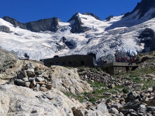 El refugio La Pilatte