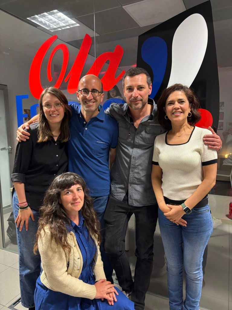 El equipo Olafrance, proifesores de francés en DOnostioa